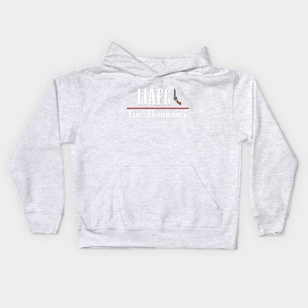 IJAFG white Kids Hoodie by Bushwhackers